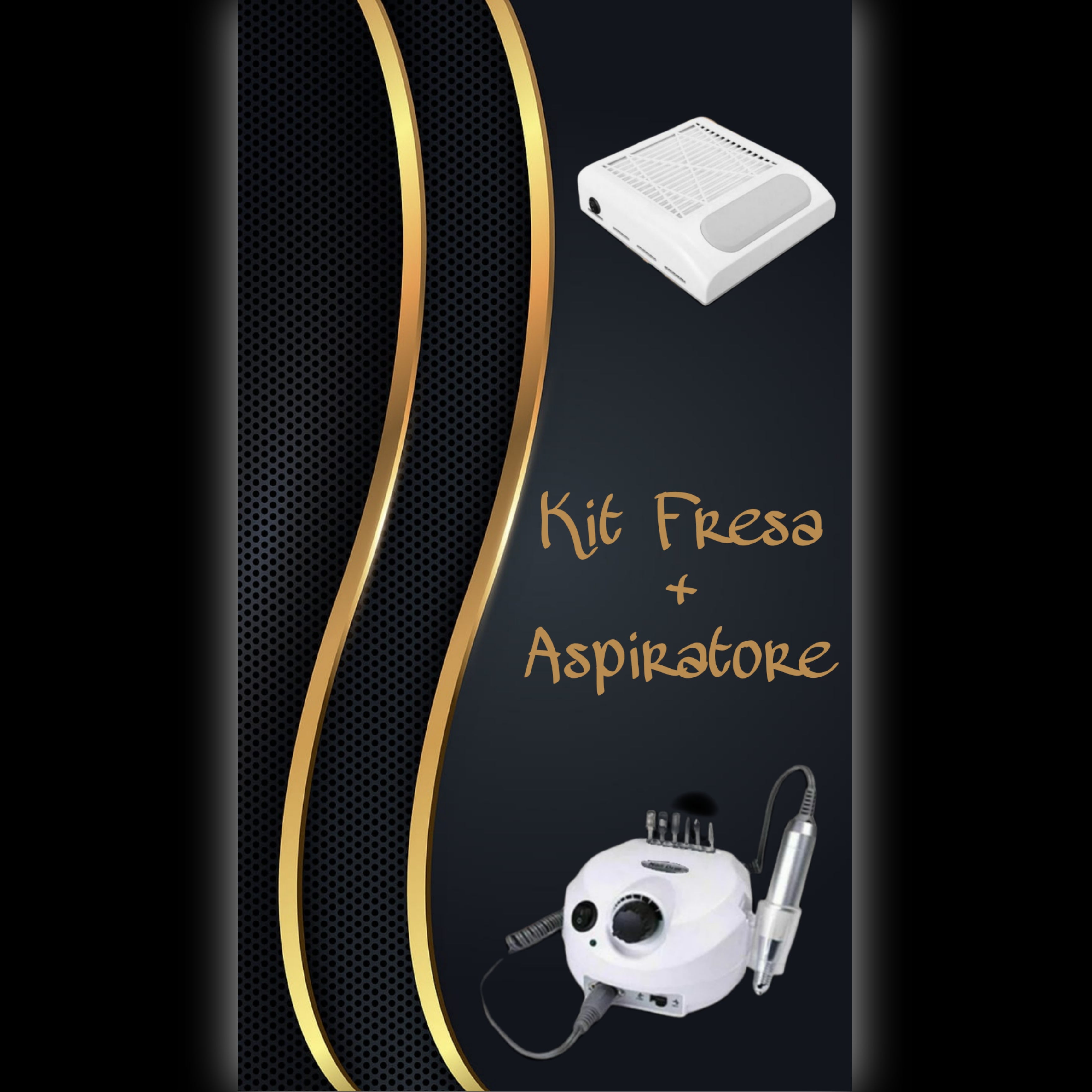 Aspiratore Dustek PRO 120W include Manipolo Fresa e Lampadina LED